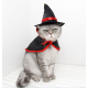 Halloween Costume Pet Cat Small Dog Vampire Hat Cape Cloak Halloween Cosplay Fancy Dress Costume for Pet Decor