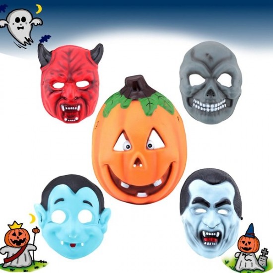 Halloween Costume Pumpkin Mask Masquerade Dress Party Mask