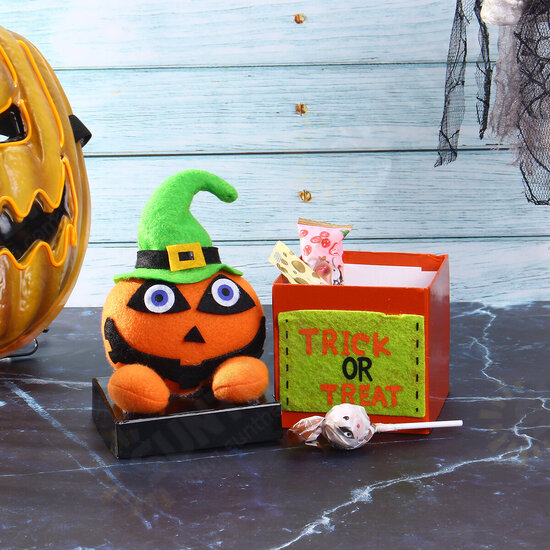 Halloween Doll Candy Box Pumpkin Ghost Sugar Cookie Case Child Kids Sweet Gift