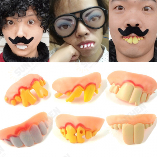 Halloween Funny Faked Teeth Makeup Party Masquerade Prop