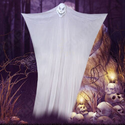 Halloween Ghost Decoration Party Hanging Scary Haunted House Prop Indoor Outdoor Halloween Ghost Decoration Party Hanging Scary Haunted House Prop Indoor Outdoor