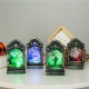 Halloween LED Light Lamp Skeleton Tombstone Castle Plastic Prop Party Gift Decor Table Lamp