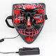 Halloween LED Multicolor Luminous Mask Light Up The Purge Movie Costume Party Mask