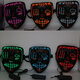 Halloween LED Multicolor Luminous Mask Light Up The Purge Movie Costume Party Mask