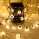 Halloween LED String Lights Decoration Lights Warm White for Halloween Home Decoration Accessorie