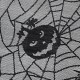 Halloween Lace Window Door Curtains Witch Pumpkins Bats Cloth Haunted House Decor