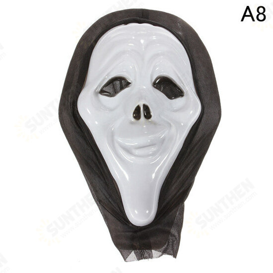 Halloween Masquerade Horror Devil Mask With Hood 8 Styles