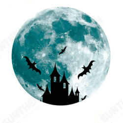Halloween Moon Bat Glow In Dark Wall Sticker Luminous Removable Party Room Decorations Halloween Moon Bat Glow In Dark Wall Sticker Luminous Removable Party Room Decorations