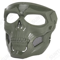 Halloween Skull Tactical Airsoft Mask Paintball CS Military Protective Full Face Helmet Halloween Skull Tactical Airsoft Mask Paintball CS Military Protective Full Face Helmet