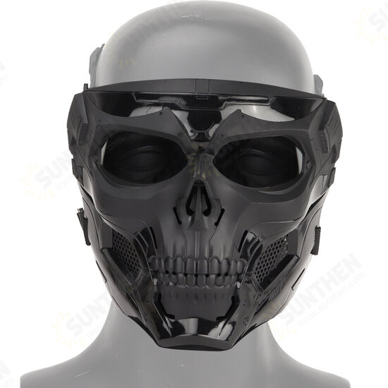 Halloween Skull Tactical Airsoft Mask Paintball CS Military Protective Full Face Helmet