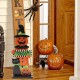 Halloween Wooden Pumpkin People Home Table Decoration Crafts
