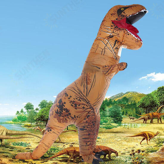 Inflatable Toys Simulation Tyrannosaurus Rex Funny Frightened Inflatable Clothes Dinosaur Clothes