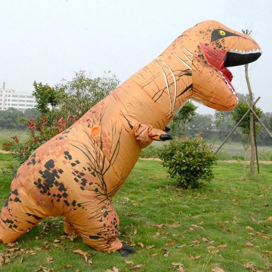 Inflatable Toys Simulation Tyrannosaurus Rex Funny Frightened Inflatable Clothes Dinosaur Clothes