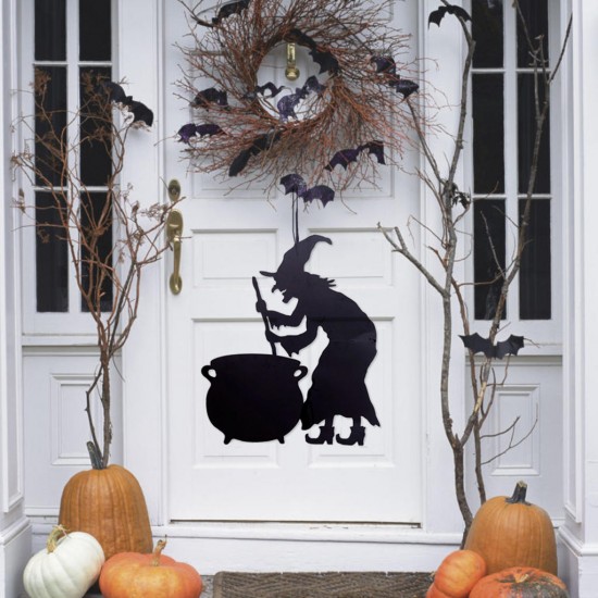 JM01486 Halloween Hanging Door Decoration Practical Party Gift Nonwoven Fabric Holiday Home Supplies Witches Decorations