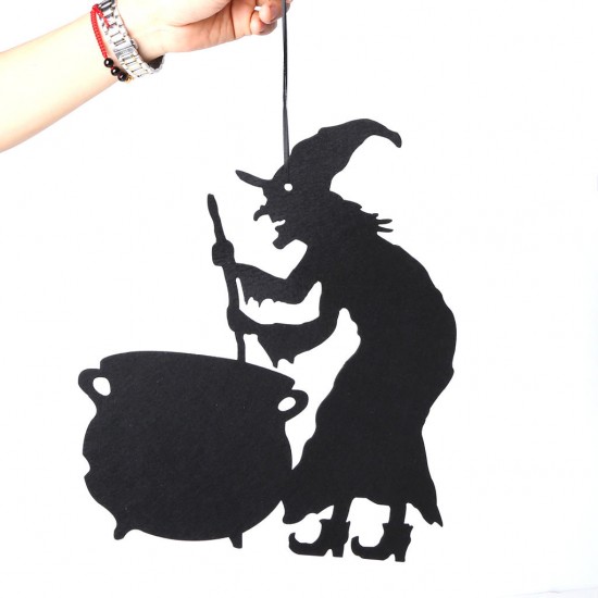 JM01486 Halloween Hanging Door Decoration Practical Party Gift Nonwoven Fabric Holiday Home Supplies Witches Decorations