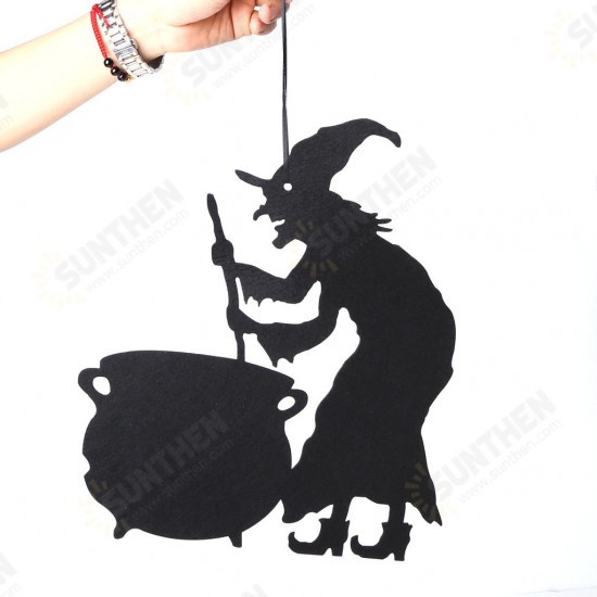 JM01486 Halloween Hanging Door Decoration Practical Party Gift Nonwoven Fabric Holiday Home Supplies Witches Decorations