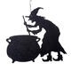 JM01486 Halloween Hanging Door Decoration Practical Party Gift Nonwoven Fabric Holiday Home Supplies Witches Decorations