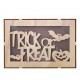 JM01501 Halloween Trick Or Treat Pattern LED Light Wall Lamp For Halloween Decorations Party