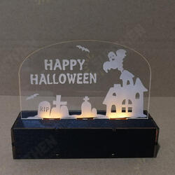 JM01508 1 pcs Halloween Decoration LED Lamp Candle with LED Tea Light Candles for Halloween Decorations JM01508 1 pcs Halloween Decoration LED Lamp Candle with LED Tea Light Candles for Halloween Decorations