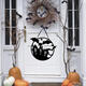 JM01510 Non-woven The Witch Is In Halloween Hanging Sign Door Hanging Halloween Decorations Festival Party