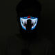 LED Rave Party Face Mask Equalizer Flashing by Music Luminous Cosplay Dance