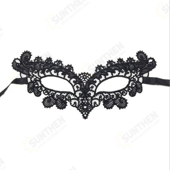 Lace Women Eye Face Mask Masquerade Party Ball Prom Halloween Costume Party Masks Eye Face Mask - Black Lace Women Eye Face Mask Masquerade Party Ball Prom Halloween Costume Party Masks Eye Face Mask - Black