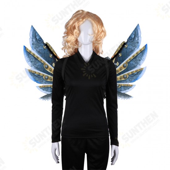 Mardi Gras Steampunk Gear Wings Cosplay Carnival Party Unisex Costume Wing Props