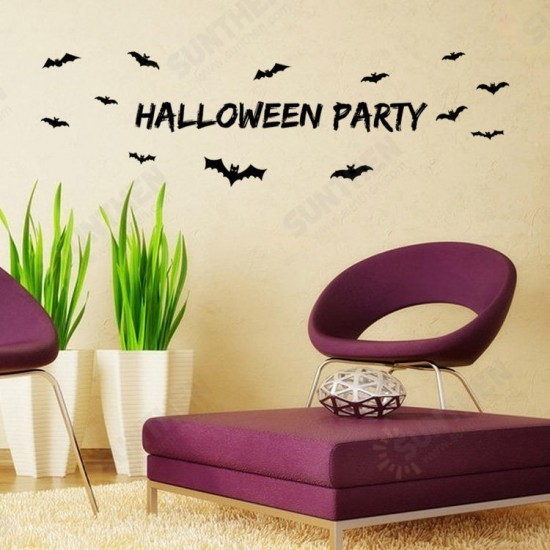 AW9352 Halloween Wall Sticker Removable Sticksrs For Halloween Party Decoration Room Decorations