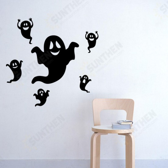 FX3012 Halloween Sticker Creative Cartoon Sticker Removable Wall Sticker - Ghost