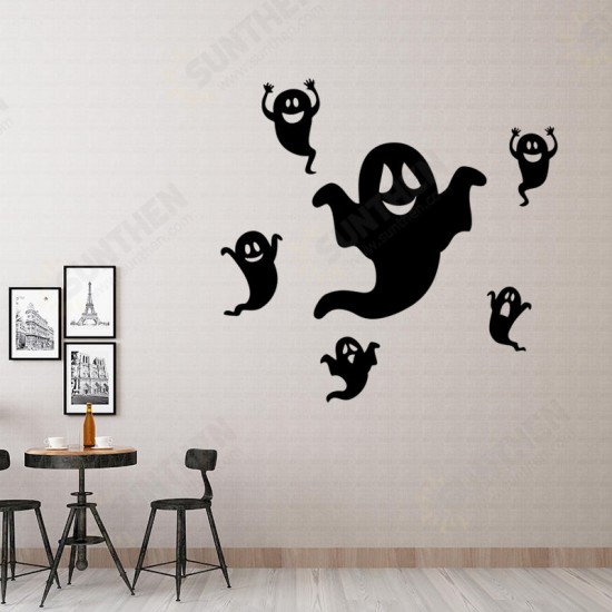 FX3012 Halloween Sticker Creative Cartoon Sticker Removable Wall Sticker - Ghost