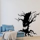 FX3014 Halloween Sticker Cartoon Sticker Ghost Tree Pattern Removable Wall Stickers