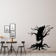 FX3014 Halloween Sticker Cartoon Sticker Ghost Tree Pattern Removable Wall Stickers