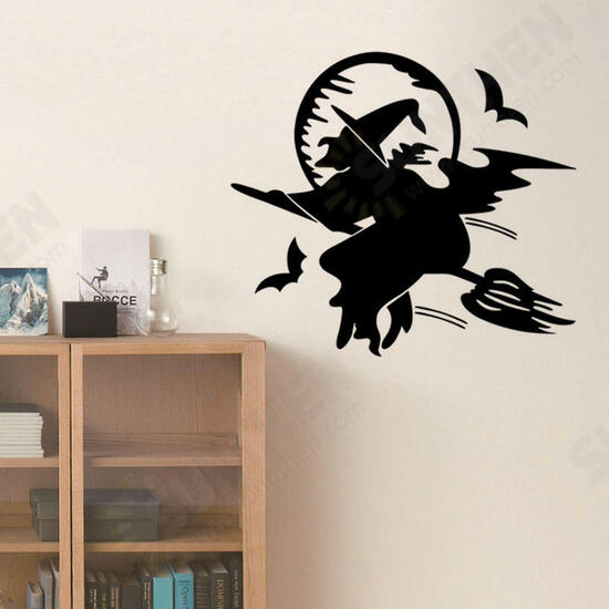 FX3017 Halloween Sticker Cartoon Sticker Witch Pattern Removable Wall Stickers