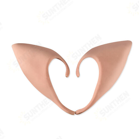 Mysterious Angel Elf Ears fairy Cosplay Accessories LARP Halloween Party Latex Soft Pointed Prosthet