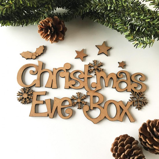 Personalised Laser Cut Engraved Wooden Topper Decorations Gifts Tag
