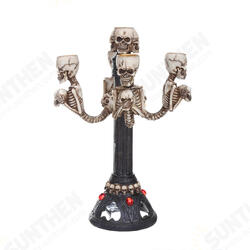 Resin Craft Statues Skull Candlestick Creative Figurines Sculpture Decorations Resin Craft Statues Skull Candlestick Creative Figurines Sculpture Decorations