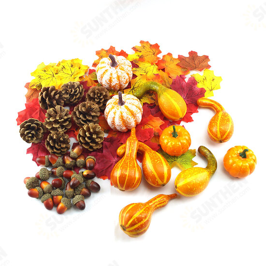 Simulation Pumpkin Acorn Harvest Festival Photography Props Foam Decor