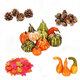 Simulation Pumpkin Acorn Harvest Festival Photography Props Foam Decor