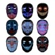 Smart Bluetooth LED DIY Mask Intelligent Face-Changing APP Control Full-Color LED Glowing DIY Shining Mask For Halloween Christmas