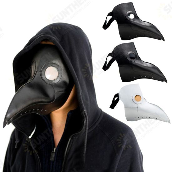 Steampunk Plague Doctor Mask Bird Beak Halloween Prop Cosplay Punk Gothic Masks