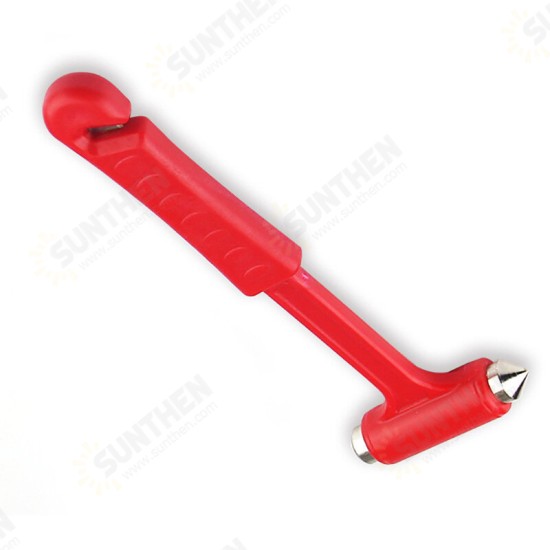 Long Handle Solid 2-in-1 Safety Hammer Mini Multi-function Fire Rescue Emergency Window Breaker Escape Hammer