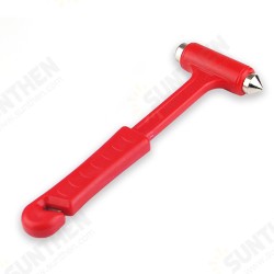 Long Handle Solid 2-in-1 Safety Hammer Mini Multi-function Fire Rescue Emergency Window Breaker Escape Hammer Long Handle Solid 2-in-1 Safety Hammer Mini Multi-function Fire Rescue Emergency Window Breaker Escape Hammer
