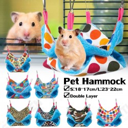 Pet Hamster Birds Hammock Double Layer Squirrel Hanging Bed House Cute Mezzanine Hanging Bed Pet Hamster Birds Hammock Double Layer Squirrel Hanging Bed House Cute Mezzanine Hanging Bed