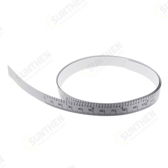 0-100/150/200/300/400/500 mm Metric/Inch Ruler Tape Self Adhesive Tape for Digital Caliper Replacement