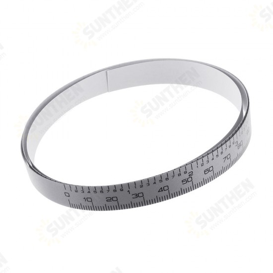 0-100/150/200/300/400/500 mm Metric/Inch Ruler Tape Self Adhesive Tape for Digital Caliper Replacement