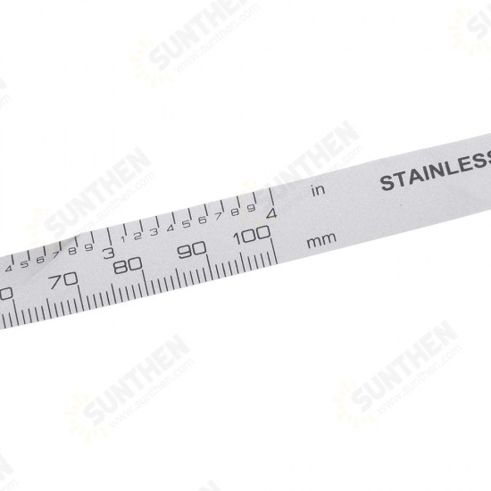 0-100/150/200/300/400/500 mm Metric/Inch Ruler Tape Self Adhesive Tape for Digital Caliper Replacement