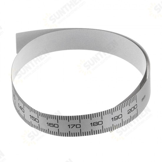 0-100/150/200/300mm Self Adhesive Metric Ruler Silver Tape for Digital Caliper Replacement