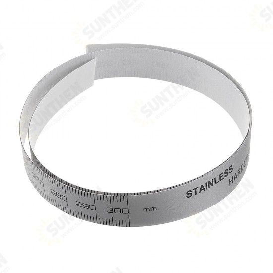 0-100/150/200/300mm Self Adhesive Metric Ruler Silver Tape for Digital Caliper Replacement