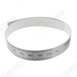 0-100/150/200/300mm Self Adhesive Metric Ruler Silver Tape for Digital Caliper Replacement 0-100/150/200/300mm Self Adhesive Metric Ruler Silver Tape for Digital Caliper Replacement