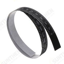 0-100/150/200/300mm Self Adhesive Metric/Inch Ruler Black Tape for Digital Caliper Replacement 0-100/150/200/300mm Self Adhesive Metric/Inch Ruler Black Tape for Digital Caliper Replacement